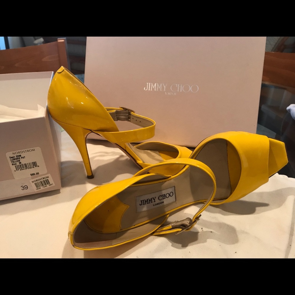 Jimmy Choo heels.